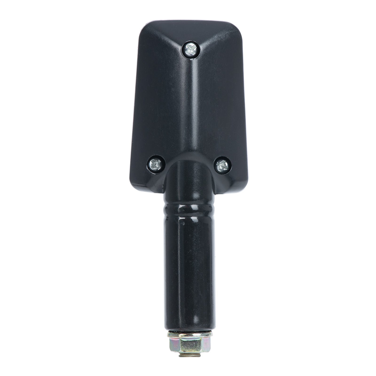 Oxford Rectangle Indicator Black Long Stem Clear Lens