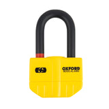 Oxford Disc Lock Alarm Boss 14mm - Yellow