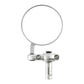 Oxford Bar End Mirrors - Silver (Pair)