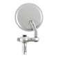 Oxford Bar End Mirrors - Silver (Pair)