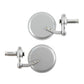 Oxford Bar End Mirrors - Silver (Pair)