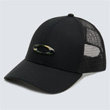 Oakley Trucker Ellipse Snapback Hat - Blackout - One Size