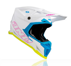 One Industries X297 Adult MX Helmet - Horizon Miami White