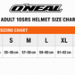 Oneal 10SRS Carbon Adult MX Helmet - Race Black / White