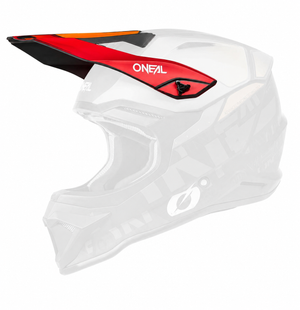 Oneal 1SRS Adult Replacement Helmet Peak - Voltix Black / Orange