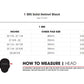 Oneal 1SRS Adult MX Helmet - Stream Black/Red