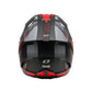 Oneal 3SRS Adult MX Helmet - Haze Black Grey Red