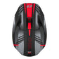 Oneal 3SRS Adult MX Helmet - Haze Black Grey Red