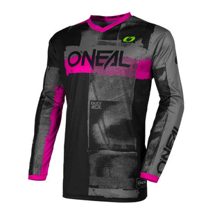 Oneal Element Youth MX Jersey - Roller Black Pink