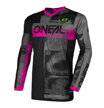 Oneal Element Youth MX Jersey - Roller Black Pink