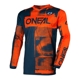 Oneal Element Adult MX Jersey - Roller Blue Orange