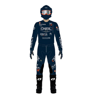 Oneal Element Adult MX Pants - Brand Navy Blue Grey