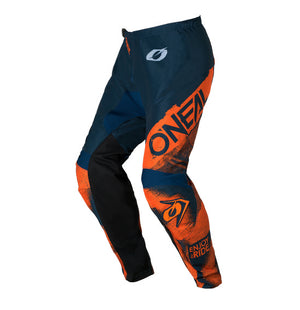 Oneal Element Adult MX Pants - Roller Blue Orange