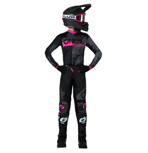 Oneal Element Adult Womens MX Pants - Roller Pant Black Pink