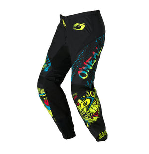 Oneal Element Youth MX Pants - Rancid Black Neon Yellow