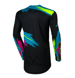 Oneal Mayhem Adult MX Jersey - Reseda Black Neon