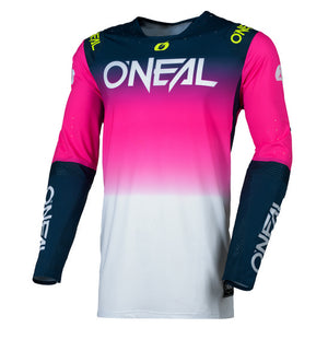 Oneal Prodigy Adult MX Jersey - Limited Edition Navy White Pink