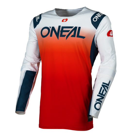 Oneal Prodigy Adult MX Jersey - Limited Edition Red Orange Navy