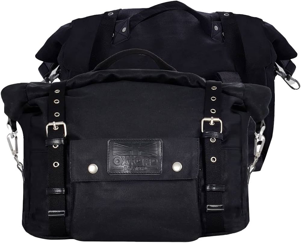 Oxford Heritage 40L Panniers - Black - Pair