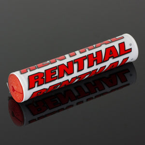 Renthal SX Bar Pad - 240mm - White Red - Red Foam