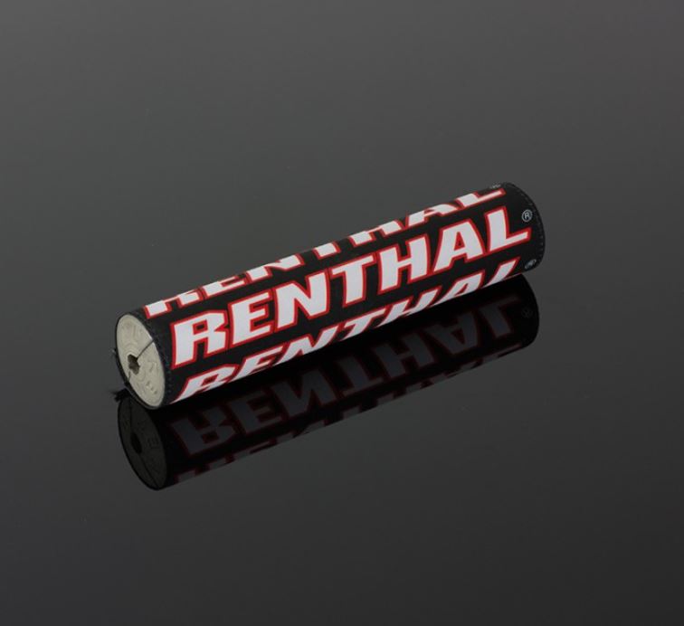 Renthal SX Bar Pad - 180mm Mini - Black Red White - Grey Foam