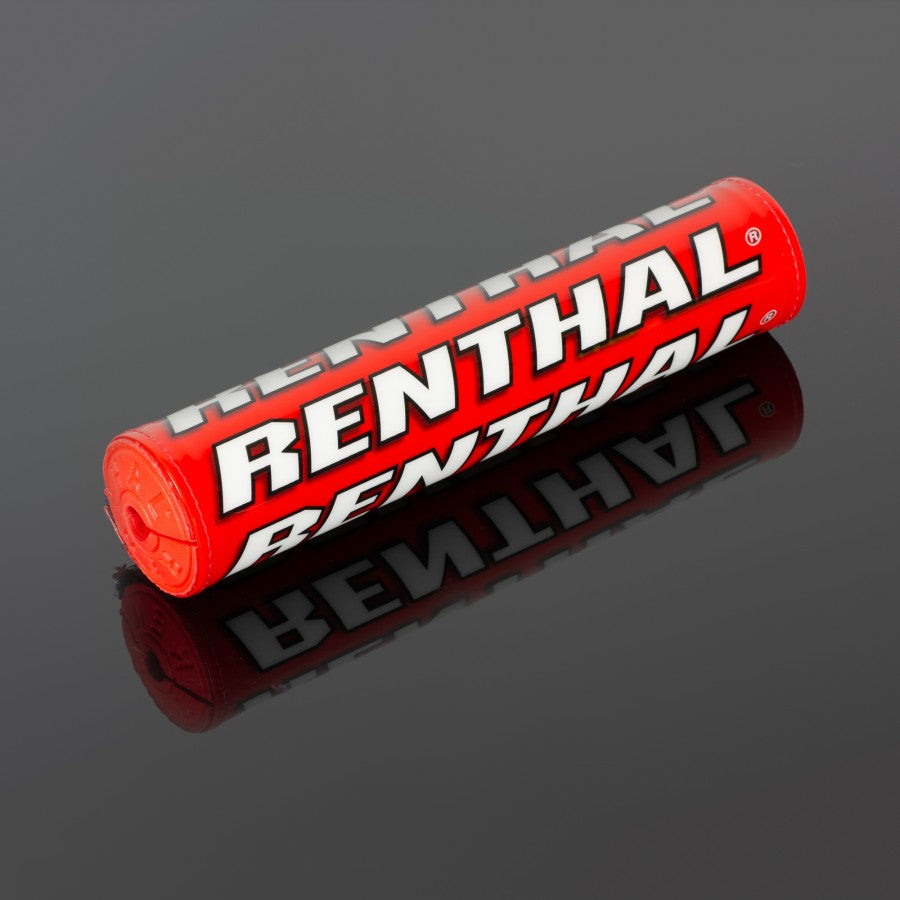 Renthal SX Bar Pad - 240mm - Red White - Red Foam