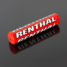 Load image into Gallery viewer, Renthal SX Bar Pad - 240mm - Red White - Red Foam