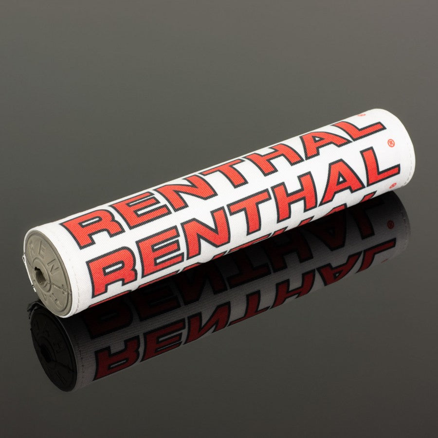 Renthal Vintage SX Bar Pad - 240mm - White Black Red - Grey Foam