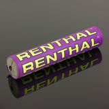 Renthal Vintage SX Bar Pad - 240mm - Purple Black Yellow - Grey Foam