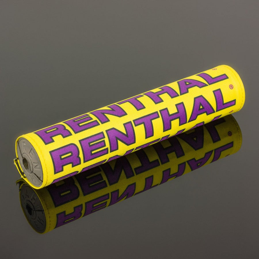 Renthal Vintage SX Bar Pad - 240mm - Yellow Black Purple - Grey Foam