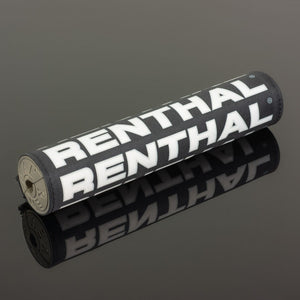 Renthal Vintage SX Bar Pad - 240mm - Black Silver White - Grey Foam