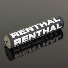 Load image into Gallery viewer, Renthal Vintage SX Bar Pad - 240mm - Black Silver White - Grey Foam