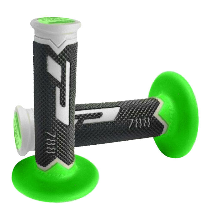 Progrip PG788 Triple Density Extra Slim Grips - Grey / Green / Black