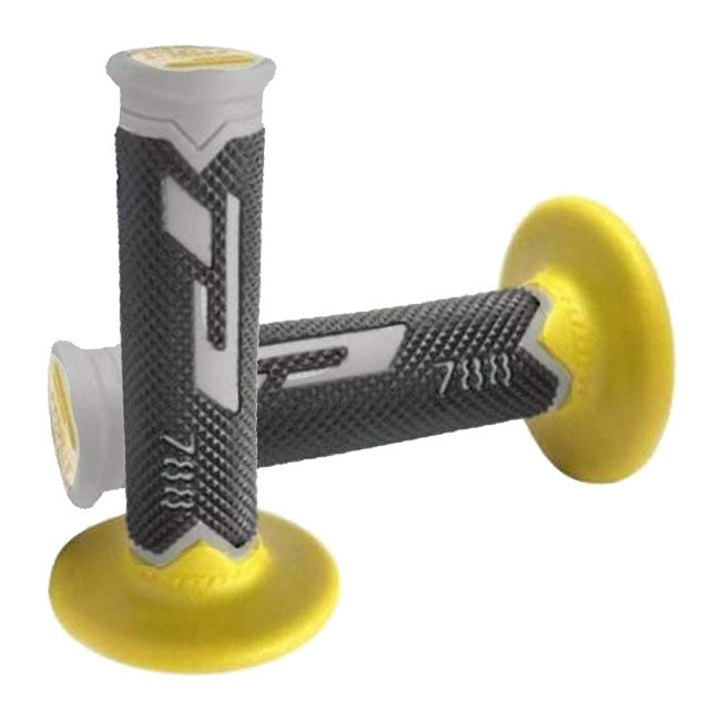 Progrip PG788 Triple Density Extra Slim Grips - Grey / Yellow / Black