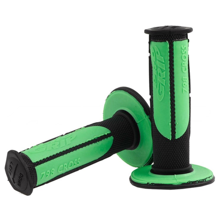 Progrip 798 Double Density MX Grips - Black / Green