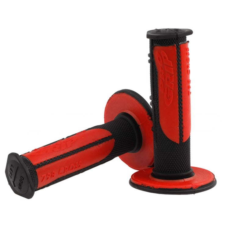 Progrip 798 Double Density MX Grips - Black / Red