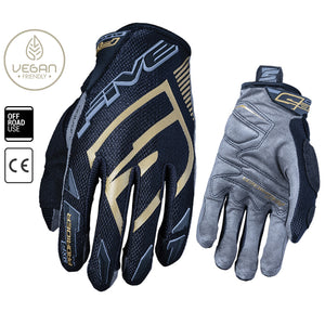 Five MXF Prorider S MX Gloves - Black / Gold