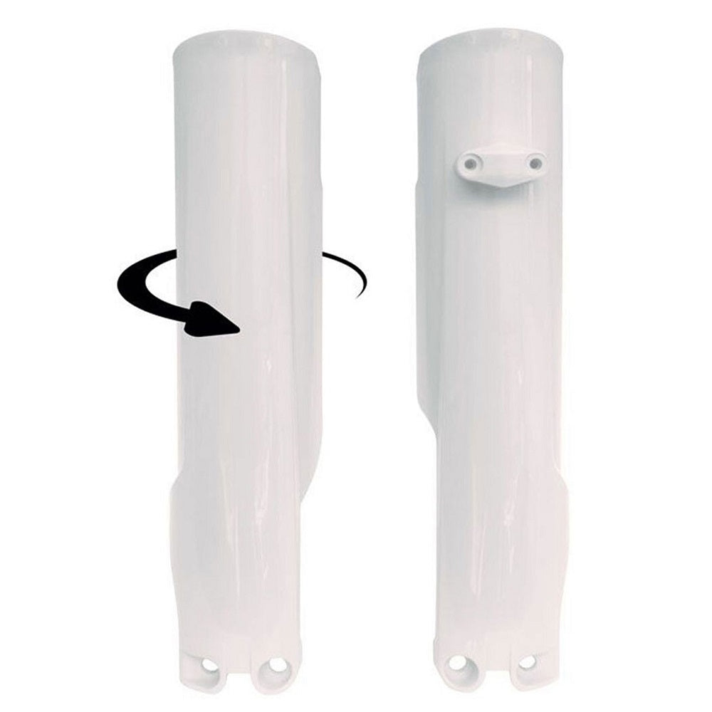 Rtech Fork Guards - Full Wrap - Husqvarna TC FC - White
