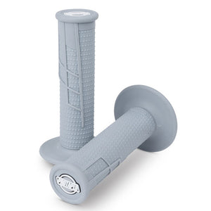 Pro Taper Lock On Grips - 1/2 Waffle - Grey / Grey