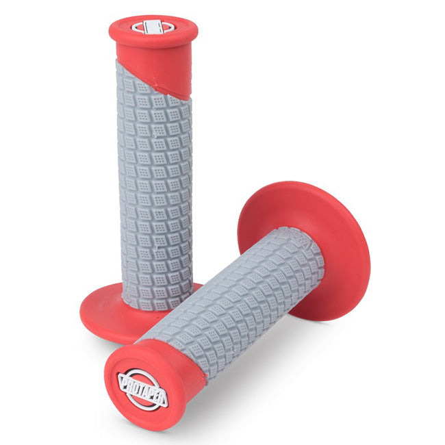 Pro Taper Lock On Grips - Pillow Top - Red / Grey