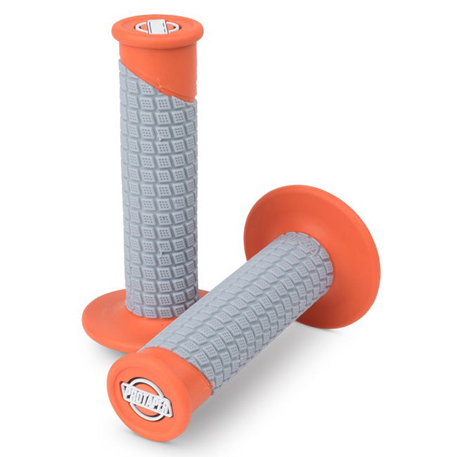 Pro Taper Lock On Grips - Pillow Top - Orange / Grey