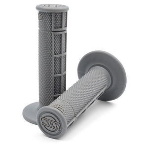 Pro Taper Race Cut 1/2 Waffle Grips - Grey