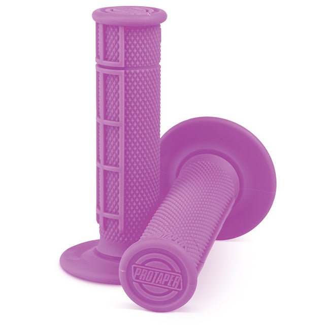 Pro Taper 1/2 Waffle MX Grips - Neon Purple