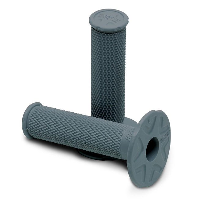 Pro Taper MX Single Density Grips - Full Diamond - Dark Grey