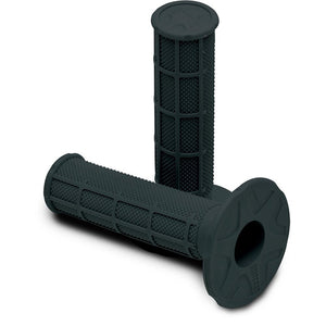 Pro Taper MX Single Density Grips - 1/2 Waffle - Black