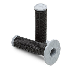 Pro Taper Dual Density Grips - 1/2 Waffle - Black / Grey