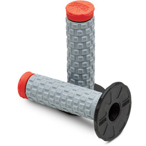 Pro Taper Pillow Top MX Grips - Red / Grey