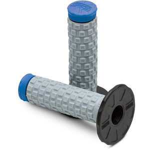 Pro Taper Pillow Top MX Grips - Blue / Grey