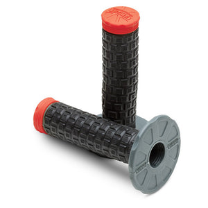 Pro Taper Pillow Top Lite MX Grips - Red / Black