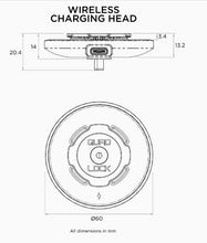 Load image into Gallery viewer, Quad Lock Wireless Charging Head - Car / Desk - V2